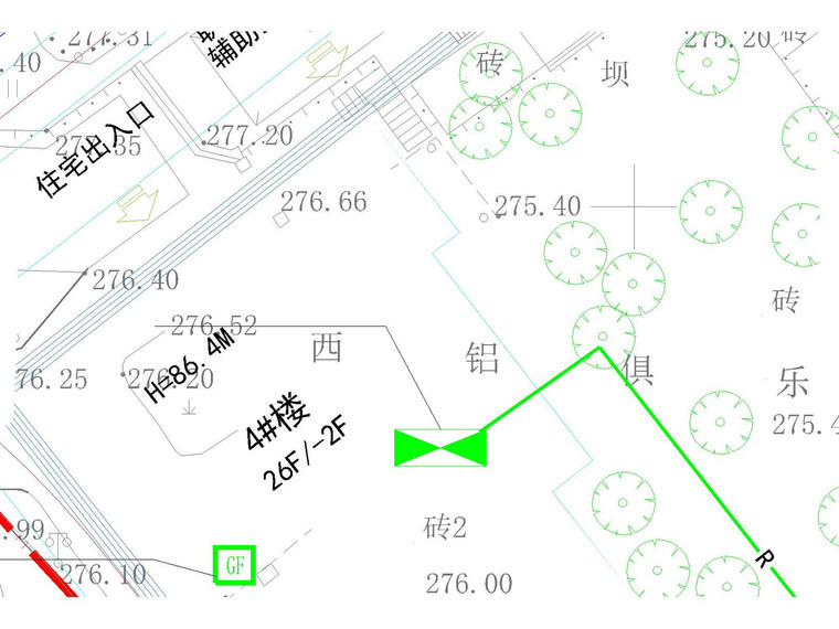 [重庆]某综合建筑水暖电全套图纸-电气总平面.jpg