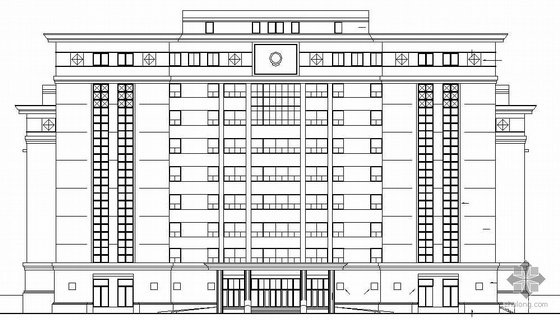 对称建筑结构施工图资料下载-[马鞍山市]某中级人民法院综合审判庭建筑结构水暖电施工图