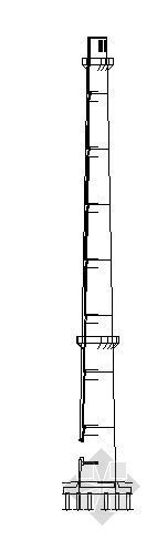 80m系杆拱专项施工方案资料下载-80m烟囱施工图