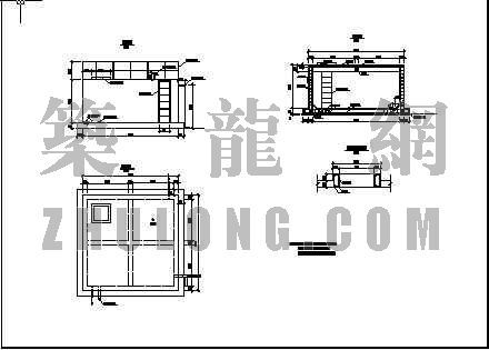 小型水池cad资料下载-50立方和30立方小型清水池结构图