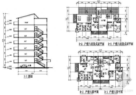 居住建筑户型平面资料下载-十三种板式住宅户型建筑平面方案
