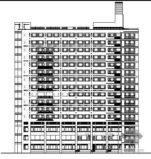 上海市政院道路施工图资料下载-上海市某医院住宅楼建筑施工图