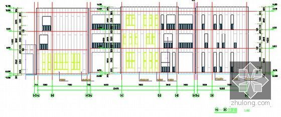 [南京]保障房项目建筑安装工程招标控制价实例(4个标段 含图纸)-立面图