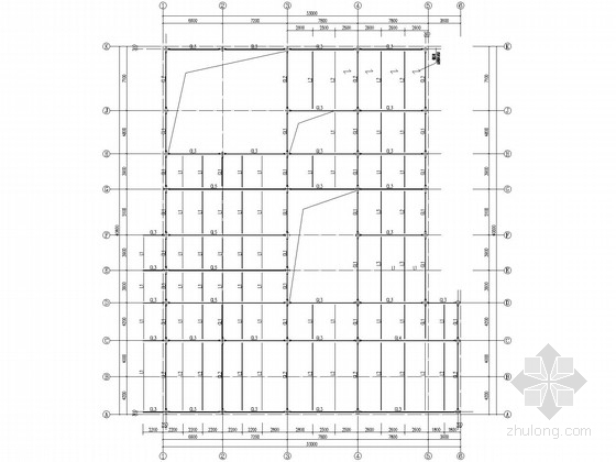 钢框架雨棚全套施工图资料下载-钢框架养老项目结构施工图