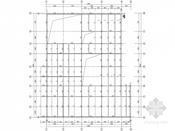 钢框架养老项目结构施工图