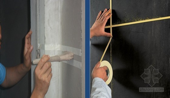 建筑工程外墙保温及外墙涂料施工工艺标准做法（图文并茂）-分格缝施工 