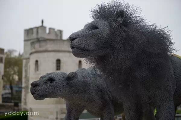 23个世界上最具创意的城市雕塑！-24个世界上最具创意的城市雕塑，Lions, Tower Of London (kendra Haste)