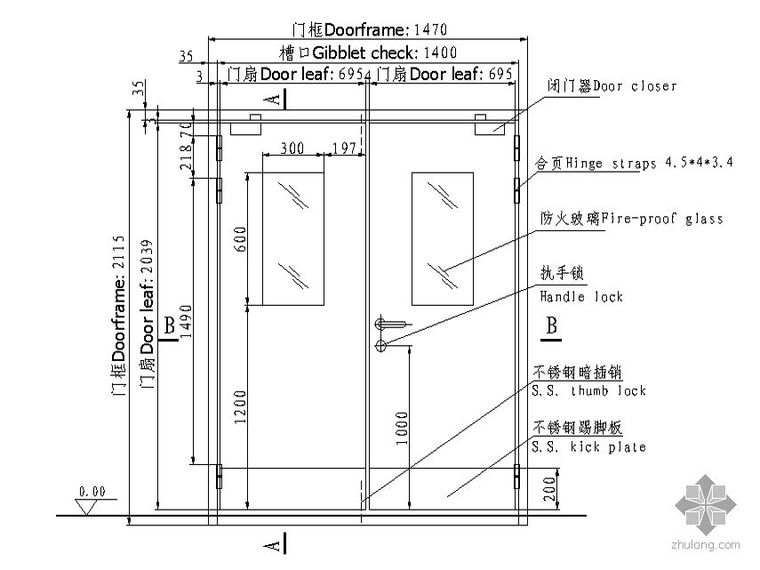 建筑方案图cad资料下载-钢门建筑方案图