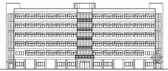 6层多层宿舍楼建筑施工图资料下载-某六层员工宿舍楼建筑施工图