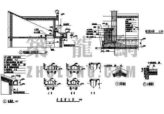 坡屋面檐口节点资料下载-坡屋面详图
