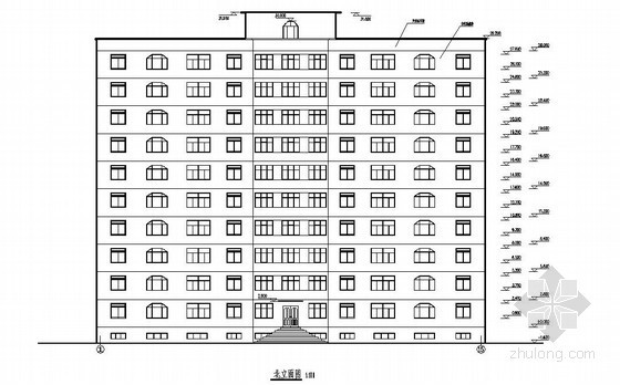 [学士]济南某10层钢框架住宅毕业设计（含计算书，建筑、结构图）- 