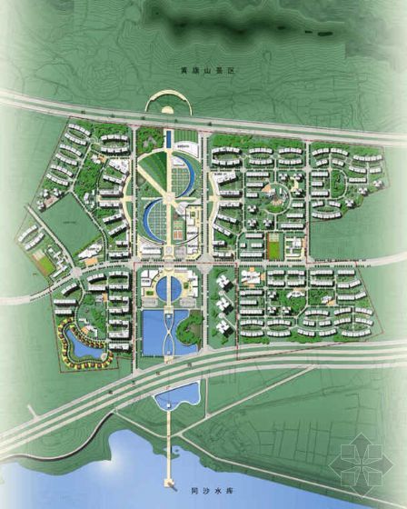10套居住区规划经典案例资料下载-东莞居住区规划方案