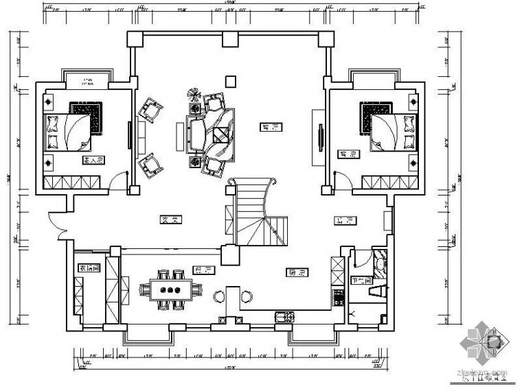 18层设计方案资料下载-某四层别墅设计方案
