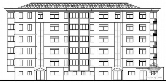 2层别墅住宅建筑施工图资料下载-某五层住宅楼（A-2）建筑施工图