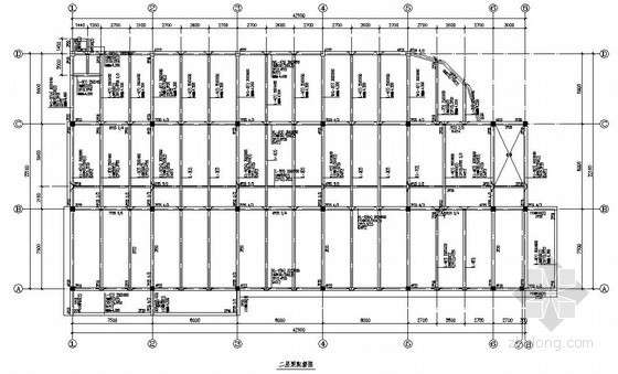 售楼处施工布置图资料下载-辽宁某售楼处结构施工图