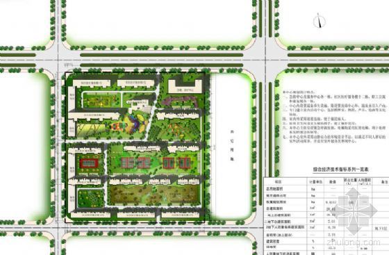 社区综合服务中心平面资料下载-河北衡水某社区医疗服务中心环境景观设计平面方案