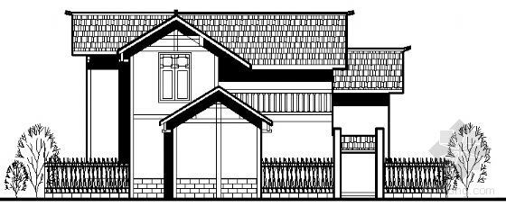 新农村二层住宅效果图资料下载-新农村建设村民二层住宅设计方案