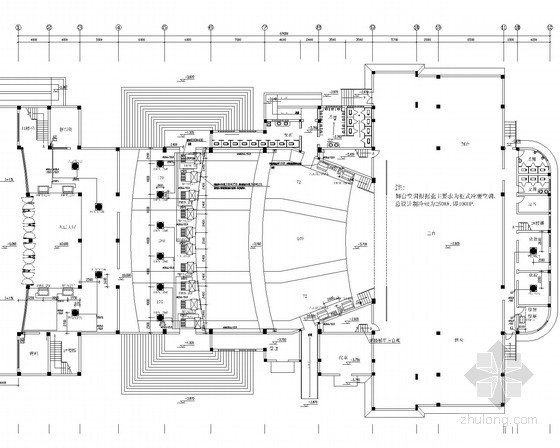 小型空调系统施工图资料下载-小型剧场剧院VRV空调通风排烟系统设计施工图