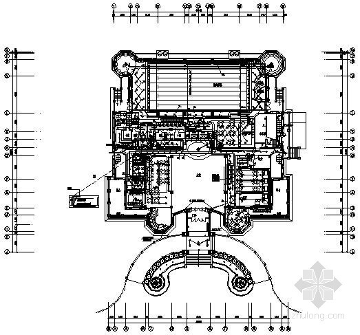 三四层民用建筑CAD图纸资料下载-高档小区四层综合楼电气施工图纸