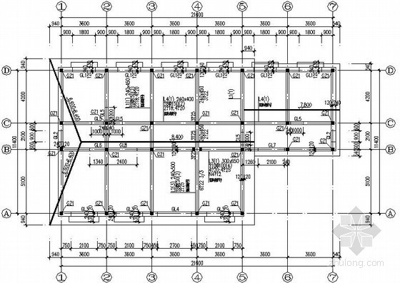 两层砌体结构施工图- 