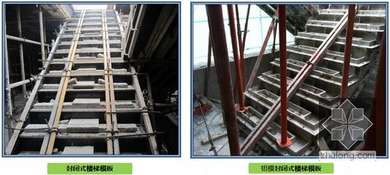 国家大型综合性施工企业集团编制工程质量管理标准化图集（图文丰富）-楼梯模板