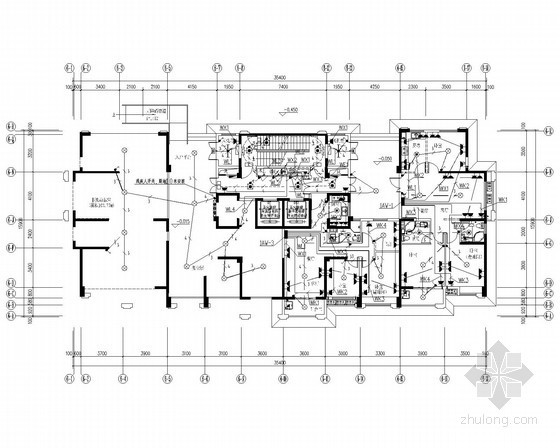 农村两层住房CAD图资料下载-[浙江]保障性住房高层住宅电气全套图（2016年最新）