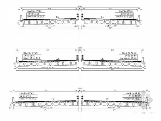 简支桥梁板资料下载-16m装配式先张法预应力简支空心板上部通用图（156页）