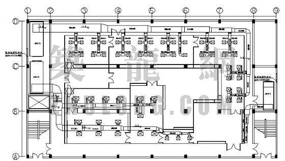 芯片空调设计资料下载-某芯片厂洁净空调设计图