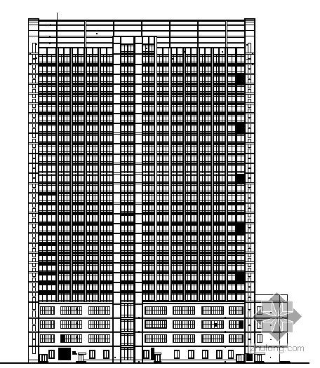 某九层酒店建施图资料下载-深圳某二十九层五星级酒店综合楼建筑施工图