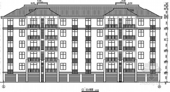 框架住宅6度资料下载-地上6层+阁楼框架住宅结构施工图