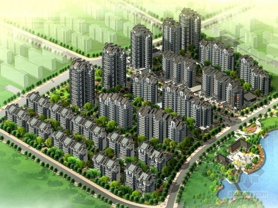 安徽新中式居住区文本资料下载-[安徽]某居住区规划及建筑单体设计方案文本（含CAD）
