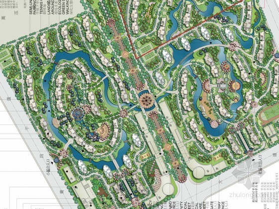 草坪区景观规划设计资料下载-[武汉]居住区总体景观规划设计