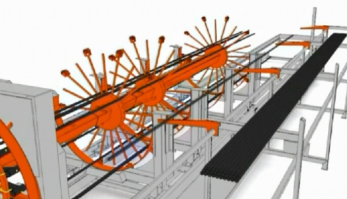 隧道格栅钢架及盾构管片钢筋 自动化制作技术（附12个视频）-钢筋笼自动视频