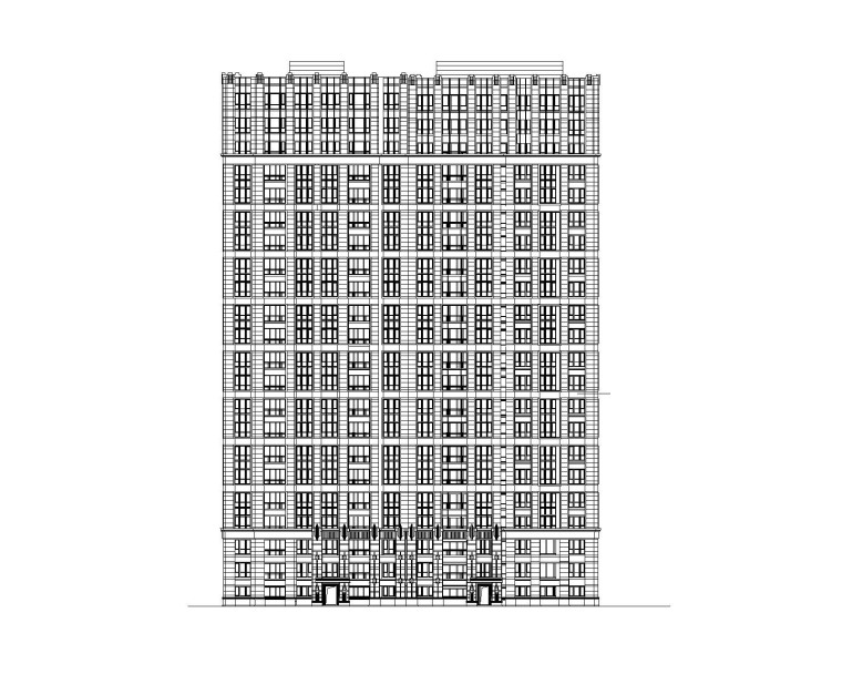 老年大学平面图建筑设计资料下载-[上海]居住区规划及建筑设计施工图与文本（CAD+JPG）