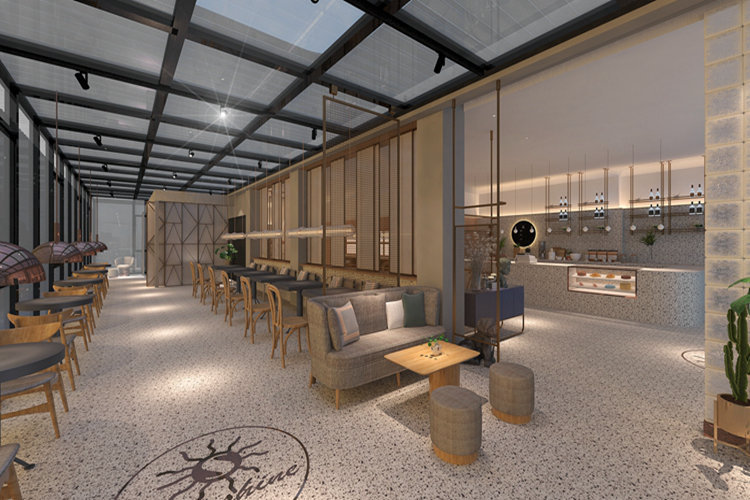 青岛室内设计风格“阳光不锈咖啡西餐厅”设计案例-西餐厅一调6