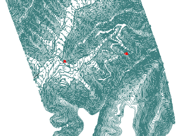 市政地形图图例符号资料下载-CAD隧道建设用地形图