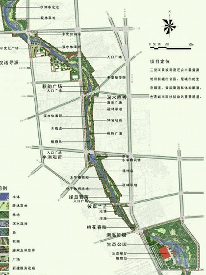 深基坑周边排水工程方案资料下载-[迁安]河道周边环境景观规划方案