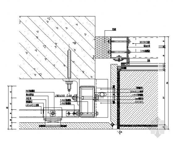 玻璃幕墙2节点图2资料下载-玻璃幕墙2节点图7
