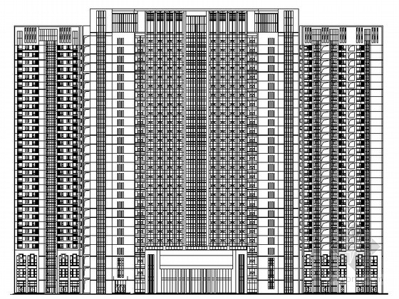 2层酒店建筑资料下载-[江苏]31层现代风格星级酒店建筑设计施工图（立面设计出色 知名设计院）