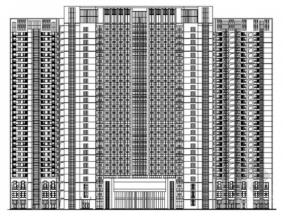 建筑立面风格说明资料下载-[江苏]31层现代风格星级酒店建筑设计施工图（立面设计出色 知名设计院）