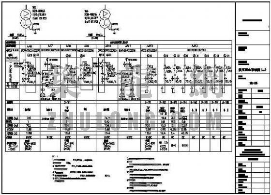 变配电室的施工方案资料下载-10KV变配电室图纸