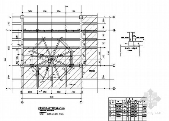 高层屋顶钢结构塔安装施工资料下载-某钢结构屋顶钟楼结构施工图