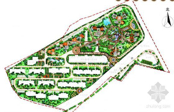 赤城山庄全套景观设计方案资料下载-[长沙]小区景观设计方案全套