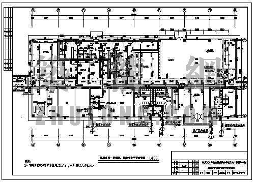 制药厂给排水图纸资料下载-某大型药厂提取车间给排水图