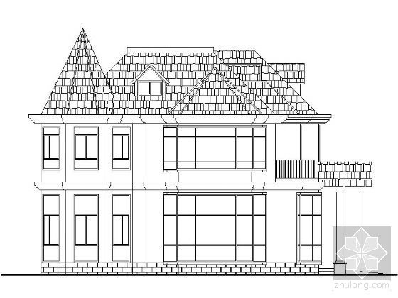 某二层别墅建筑施工套图（含效果图）-图5