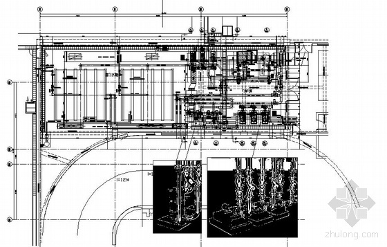 锅炉房热力图及施工图资料下载-某工程锅炉房施工图