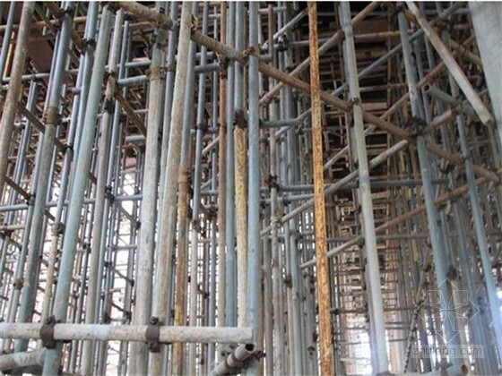 框架结构支模架方案资料下载-[浙江]框架结构办公楼高大模板施工方案（跨度25米）