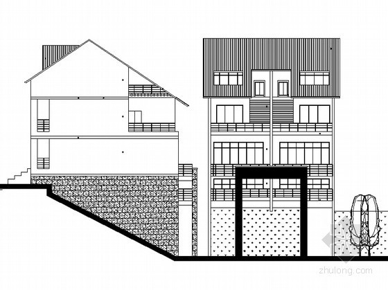 住宅单体设计要求资料下载-某townhouse住宅单体设计方案一