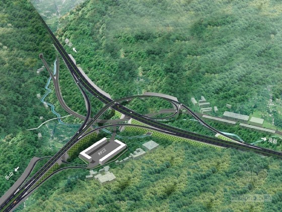 桥梁施工组织设计方桩爆破资料下载-高速公路A型单喇叭互通立交施工组织设计