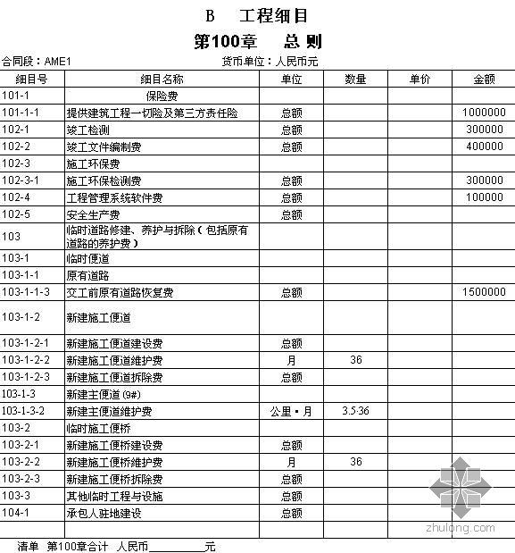 高速公路景观工程量清单资料下载-陕西某高速公路招标工程量清单及施工组织设计